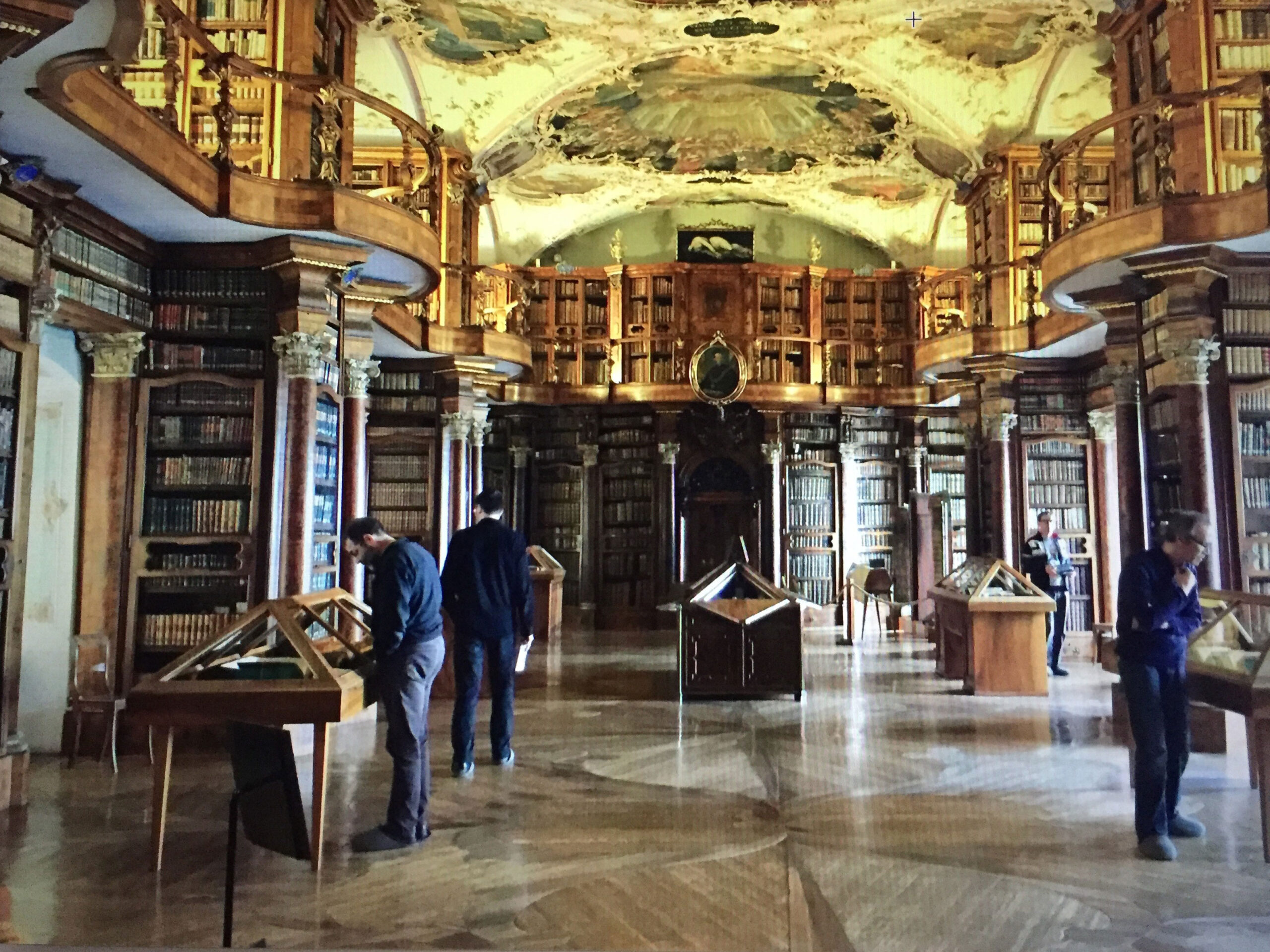 Bild der Stiftsbibliothek in St. Gallen